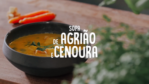 Sopa de Agrião e Cenoura