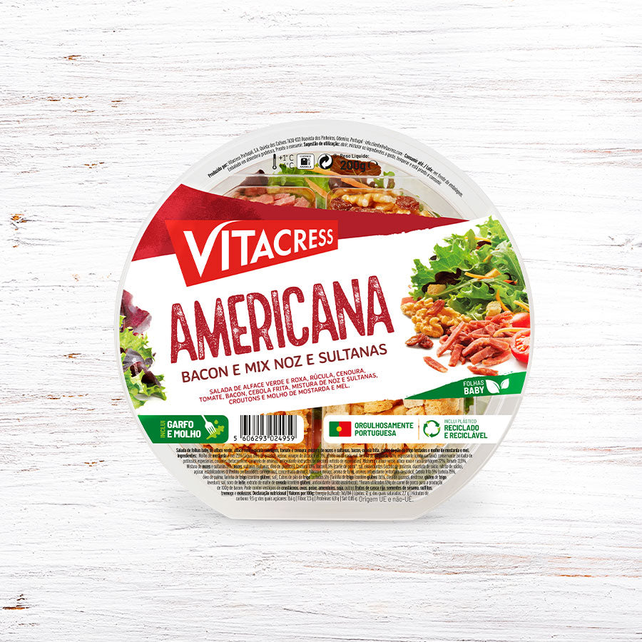 Salada Refeição Americana | Vitacress 